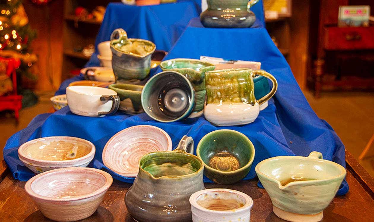 Local Artisans Display Wares